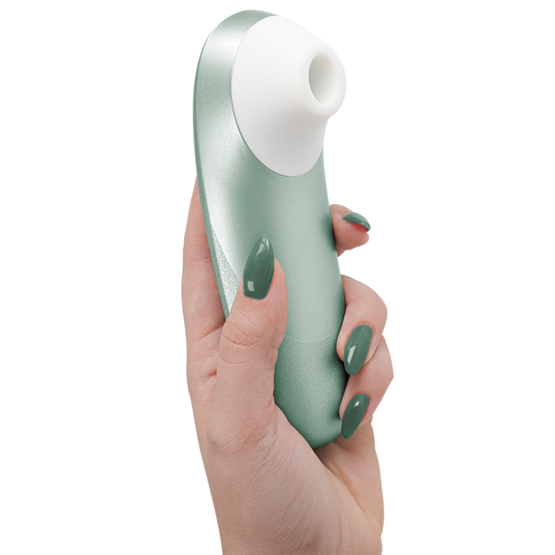 WOMANIZER - PRO VIBRANT ESTIMULADOR DE CLÍTORIS VERDE SALVIA - Imagen 4