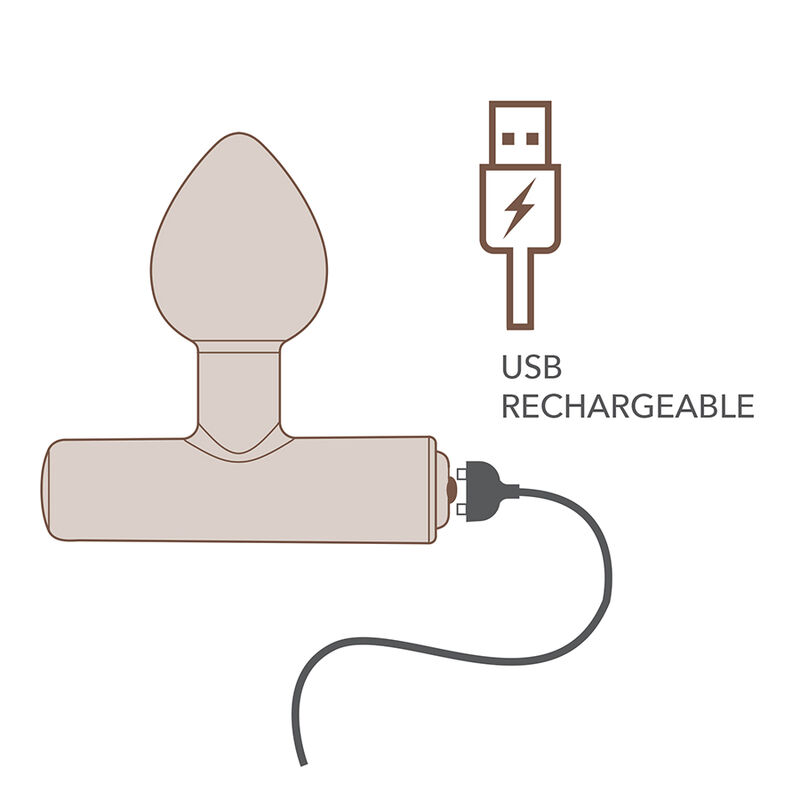 ROCKS-OFF - NOVA ASTRYX PREMIUM PLUG ANAL RECARGABLE 16 FUNCIONES NEGRO - Imagen 11