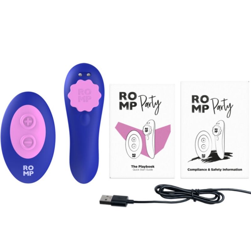 ROMP - PARTY PANTIE MAGNÉTICO VIBRADOR SILICONA CONTROL REMOTO - Imagen 10