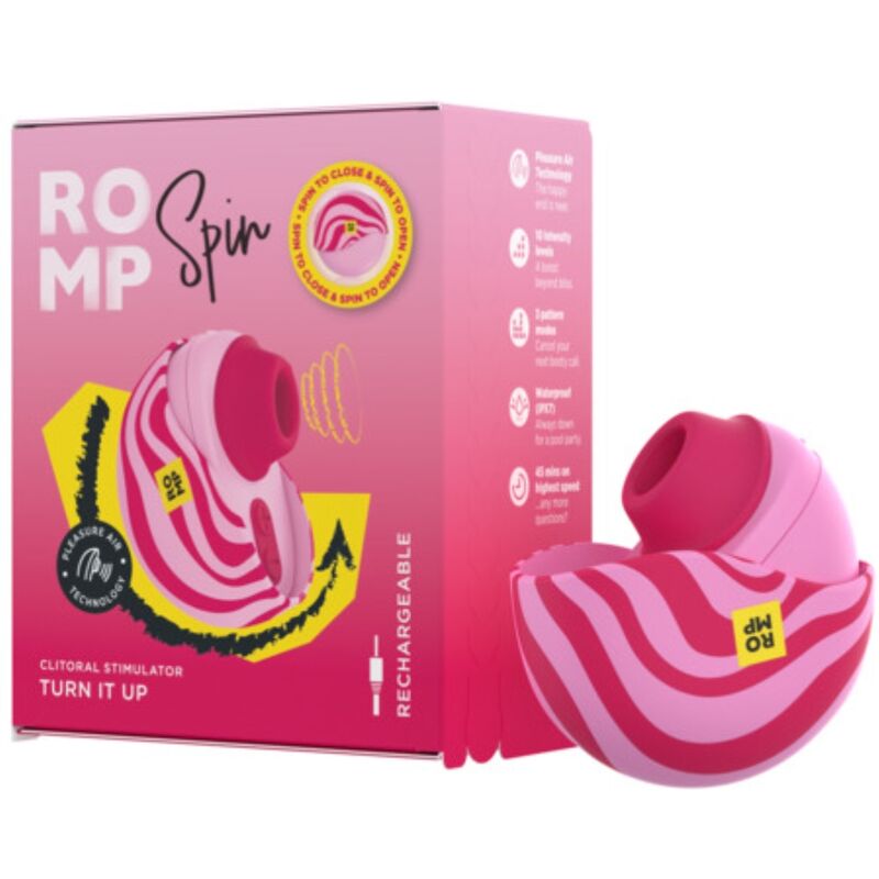 ROMP - SPIN SUCCIONADOR DE CLÍTORIS APERTURA Y CIERRE GIRATORIO - Imagen 8