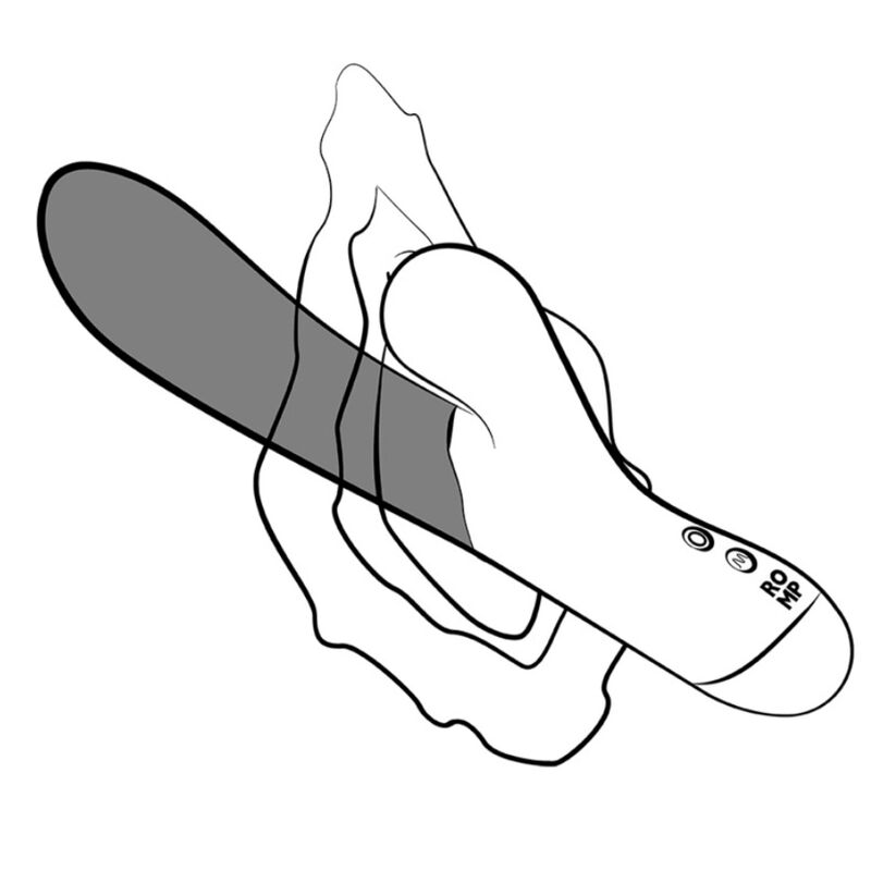 ROMP - PULSE VIBRADOR RABBIT DUAL PUNTO G AZUL ELÉCTRICO - Imagen 10