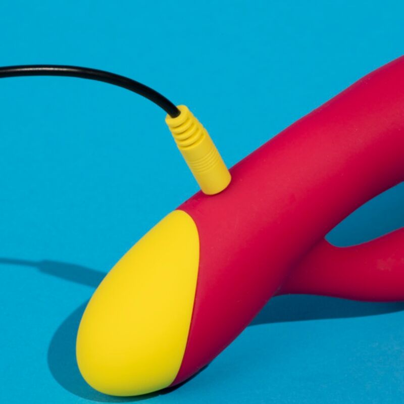 ROMP - JAZZ VIBRADOR RABBIT RECARGABLE ROJO - Imagen 4