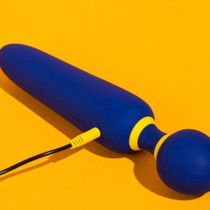 ROMP - FLIP VIBRADOR WAND SILENCIOSO 10 MODOS AZUL - Imagen 12