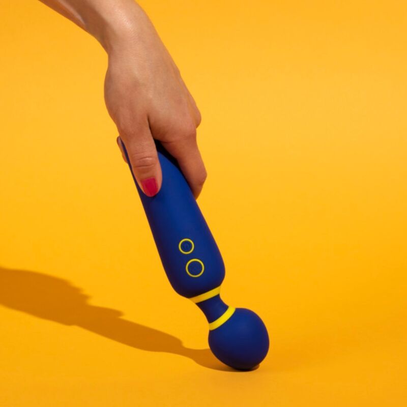 ROMP - FLIP VIBRADOR WAND SILENCIOSO 10 MODOS AZUL - Imagen 10