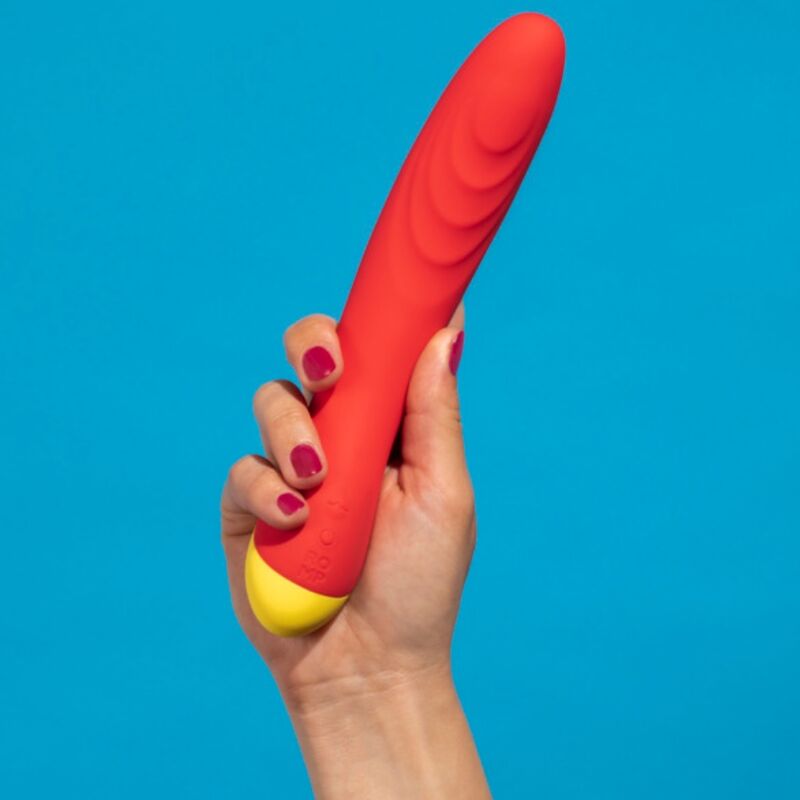 ROMP - HYPE VIBRADOR PUNTO G MULTIFUNCIÓN ROJO - Imagen 13