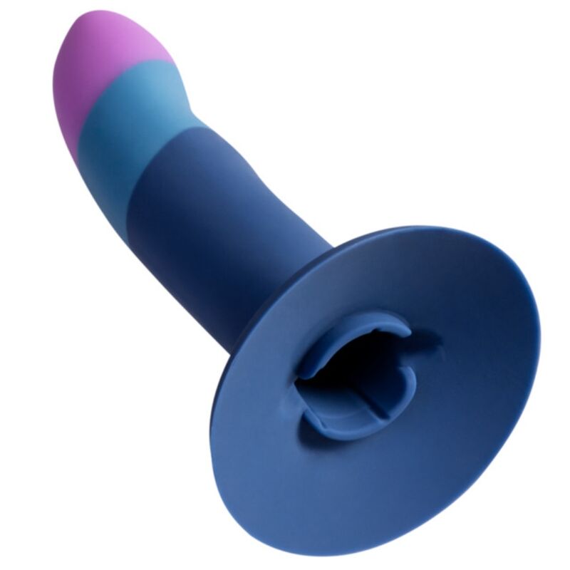 ROMP - PICCOLO DILDO SILICONA CON VENTOSA TRICOLOR 14 CM - Imagen 4