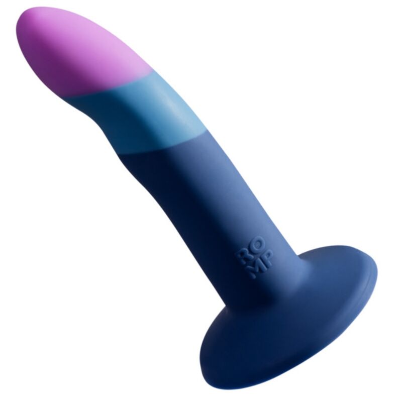 ROMP - PICCOLO ARNÉS + DILDO SILICONA CON VENTOSA TRICOLOR 14 CM - Imagen 2
