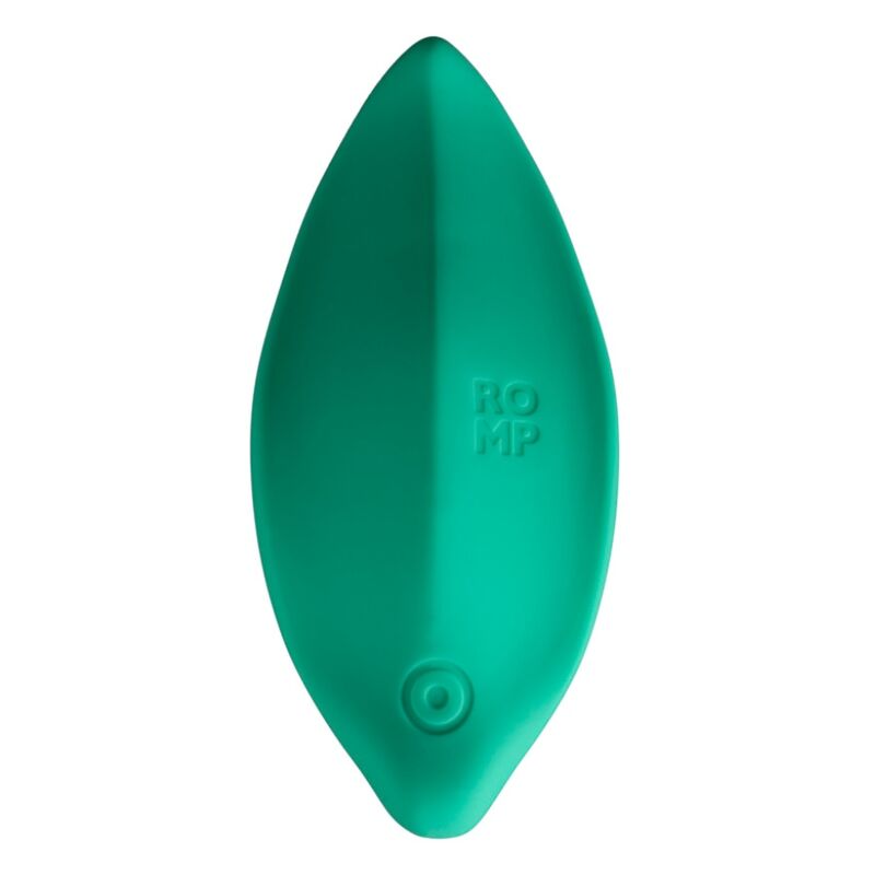 ROMP - WAVE VIBRADOR ESTIMULADOR DE CLÍTORIS FORMA ERGONÓMICA VERDE AGUA - Imagen 3