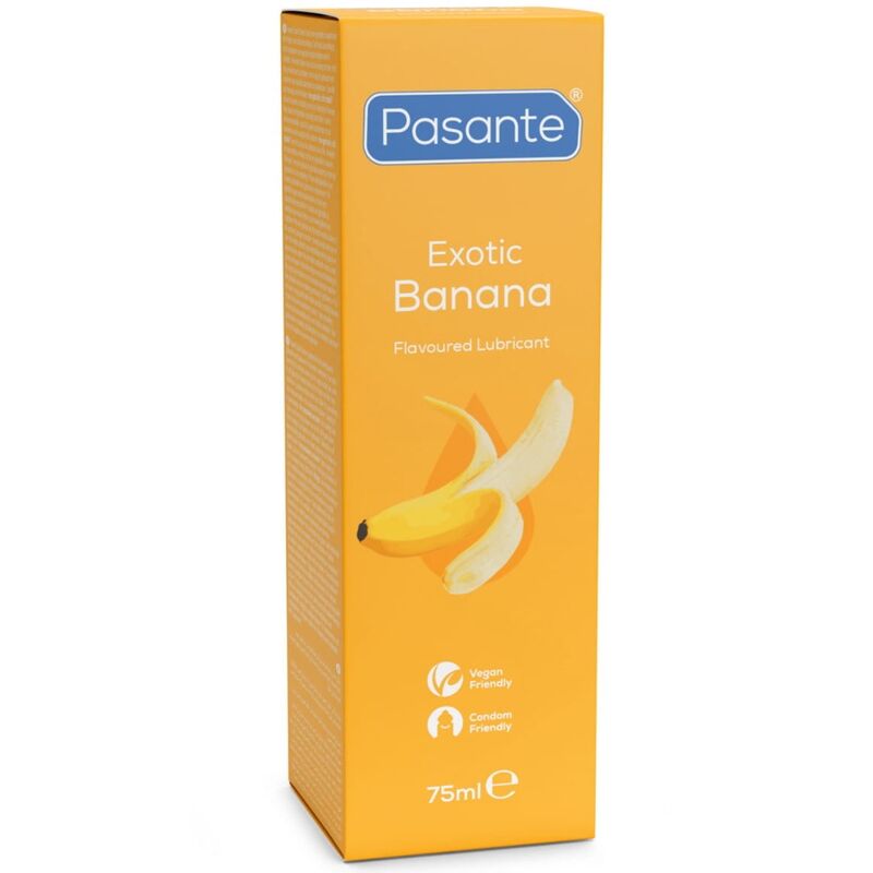 PASANTE - LUBRICANTE SABOR BANANA A BASE DE AGUA 75 ML - Imagen 2