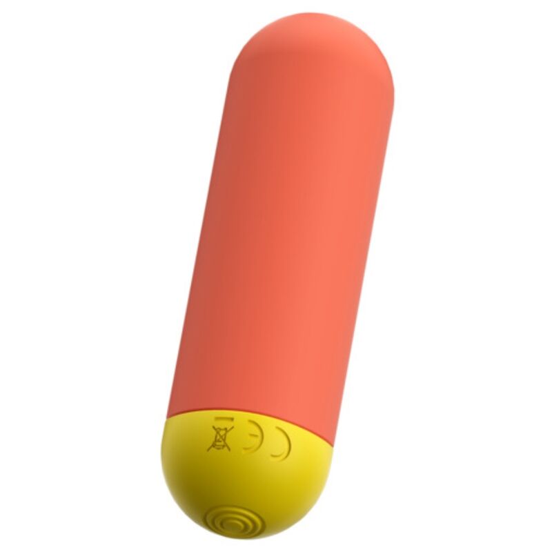 ROMP - RIOT BALA VIBRADORA MULTIFUNCIÓN NARANJA + AMARILLA - Imagen 6
