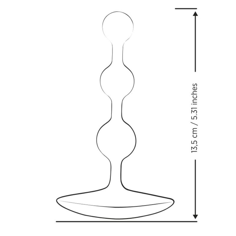 ROMP - AMP PURPLE BOLAS ANALES FLEXIBLES DE SILICONA 12,5 CM MORADO - Imagen 8