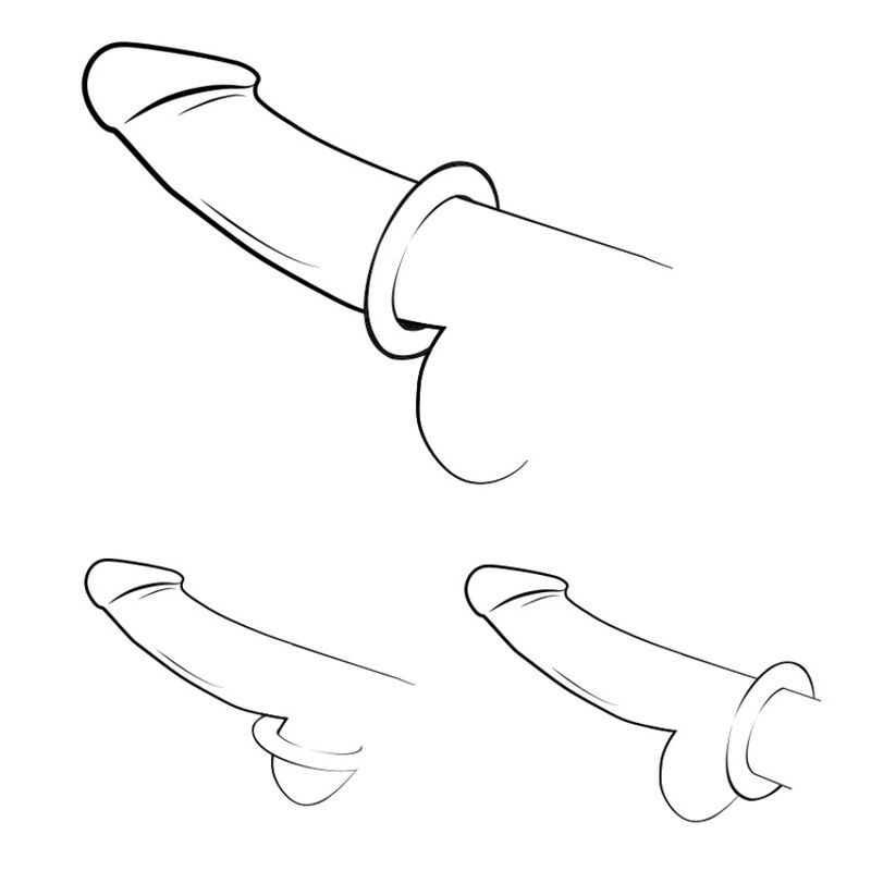 ROMP - REMIX TRIO SET DE 3 ANILLOS PARA PENE SILICONA MORADO - Imagen 9