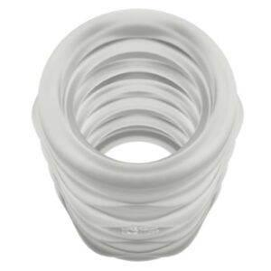 ROMP - MOSH MASTURBADOR MASCULINO TRANSPARENTE CON FUNDA REVERSBLE DE 6 CM
