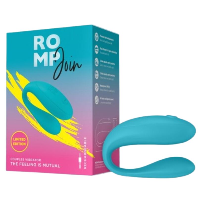 ROMP - JOIN VIBRADOR PARA PAREJAS TURQUESA - Imagen 5