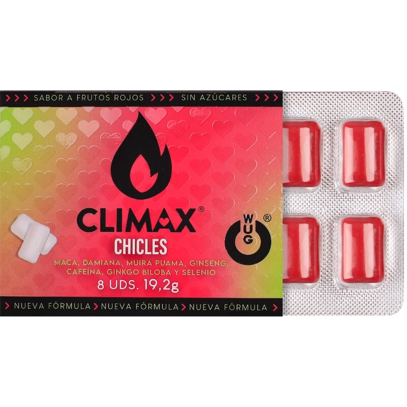 WUG climax - El complemento alimenticio que te ayuda a recuperar energía tras la noche BLISTER 8 UDS - Imagen 2