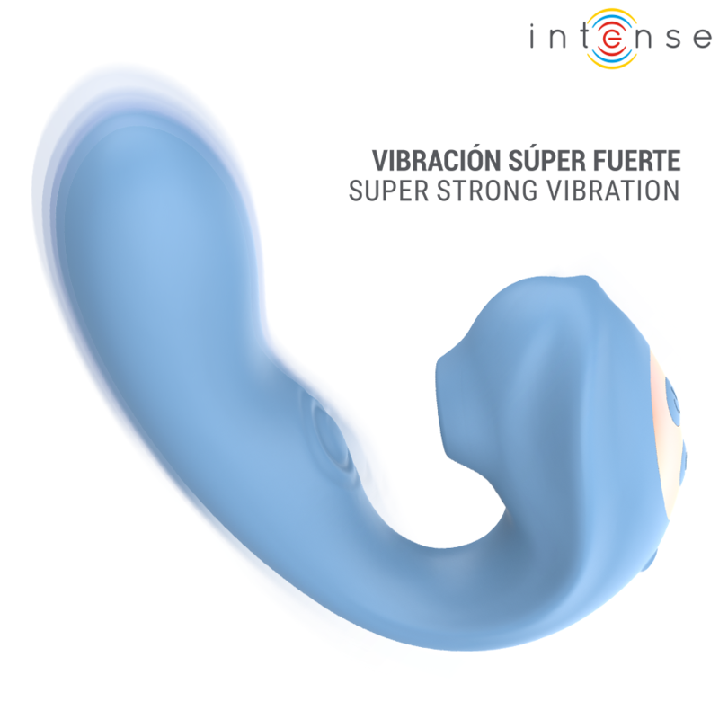INTENSE - GINA ESTIMULADOR DE CLÍTORIS MULTIFUNCIÓN AZUL - Imagen 6