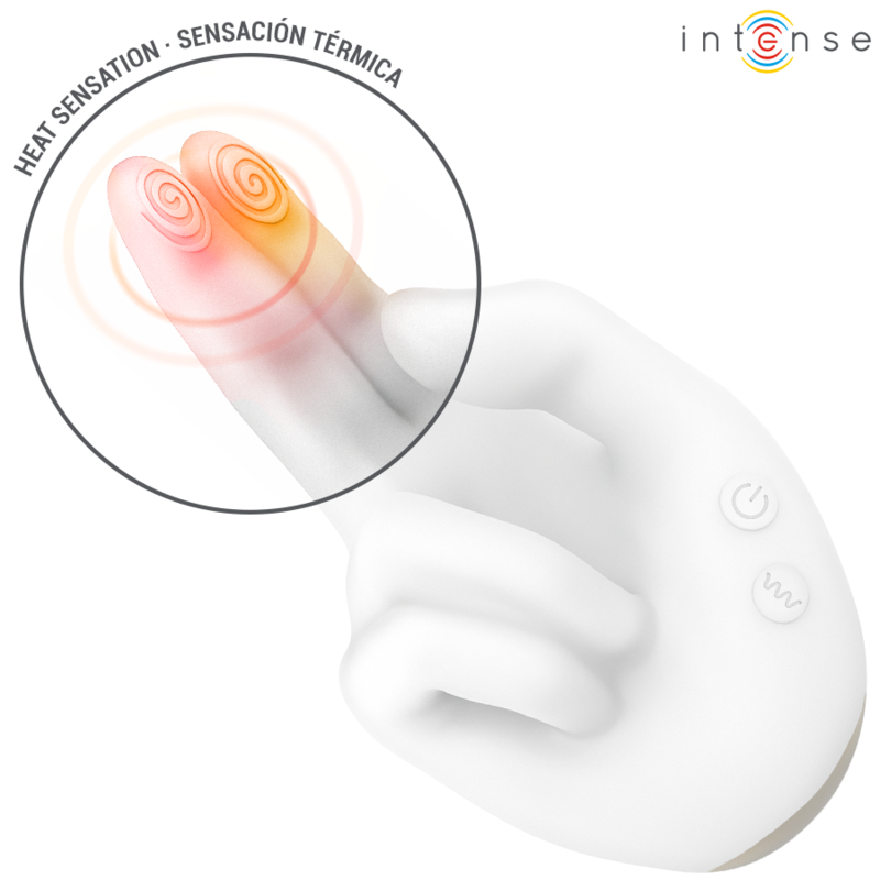 INTENSE - JIMMY ESTIMULADOR MULTIFUNCIÓN CON FORMA DE MANO, VIBRACIÓN Y CALOR - Imagen 6