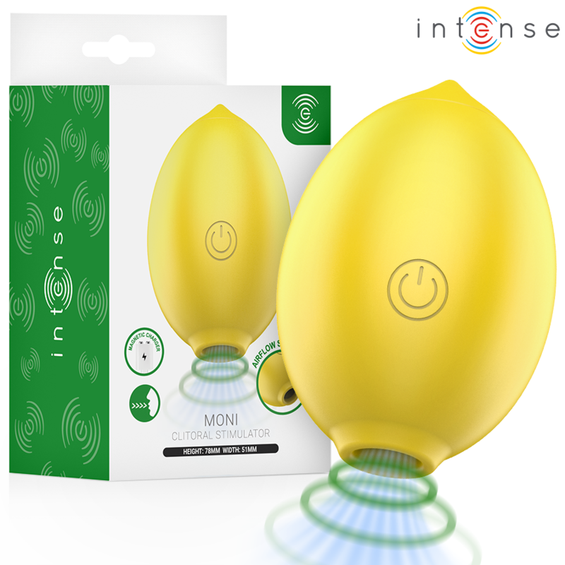 INTENSE - MONI ESTIMULADOR SUCCIONADOR DE CLÍTORIS LIMÓN - Imagen 2