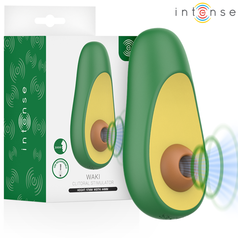 INTENSE - WAKI ESTIMULADOR SUCCIONADOR DE CLÍTORIS AGUACATE - Imagen 2