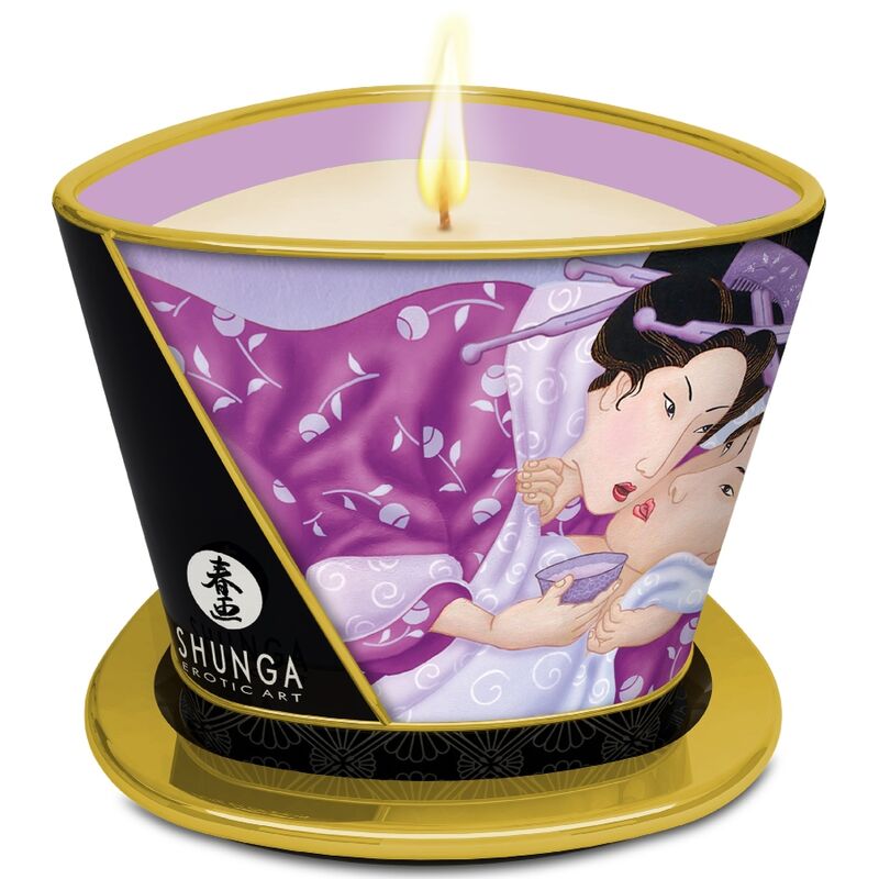 SHUNGA - VELA DE MASAJE LAVANDA 170 ML - Imagen 2