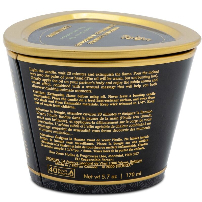 SHUNGA - VELA DE MASAJE LAVANDA 170 ML - Imagen 5
