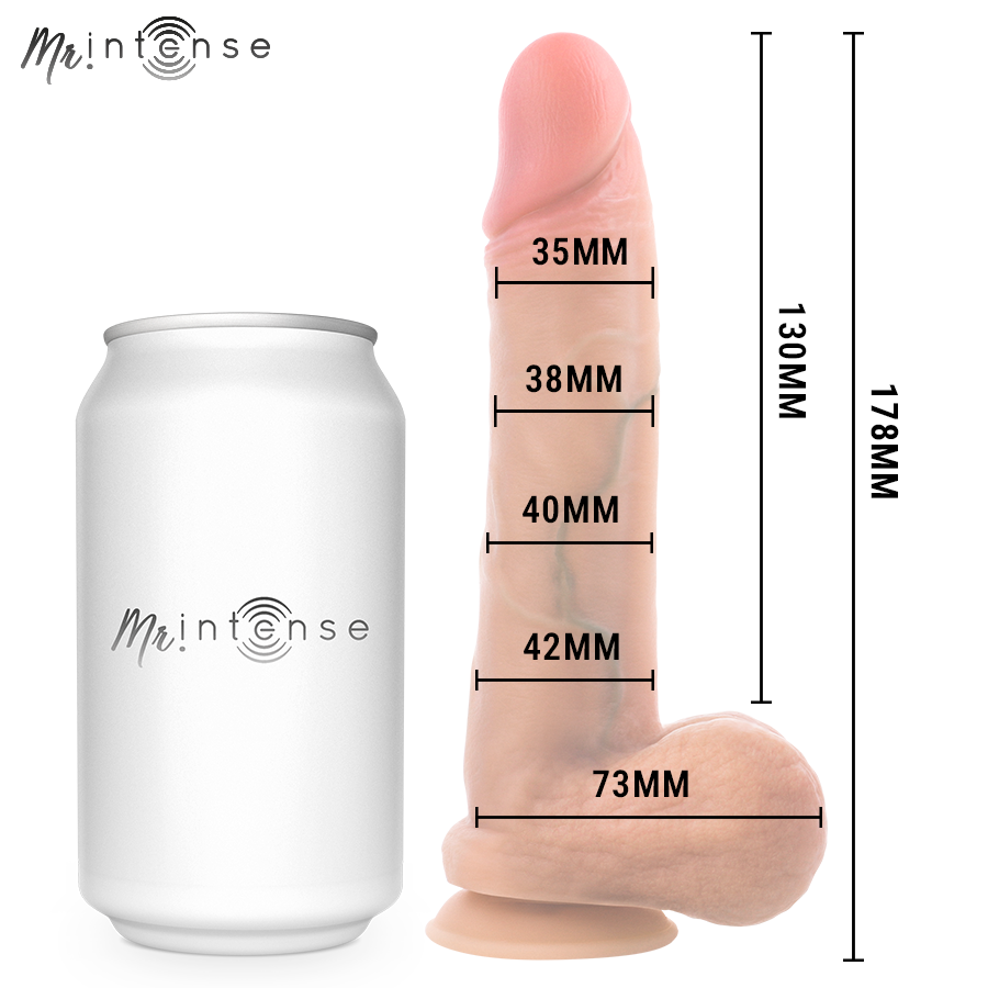 MR INTENSE - GARY S DILDO SILICONA 17.8 CM -Ø- 4.2 CM - Imagen 5