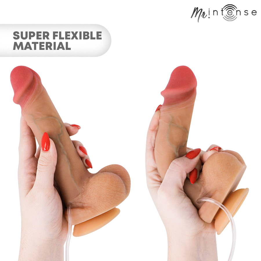 MR INTENSE - DANNY DILDO EYACULADOR SILICONA 20.5 CM -Ø- 4 CM - Imagen 5