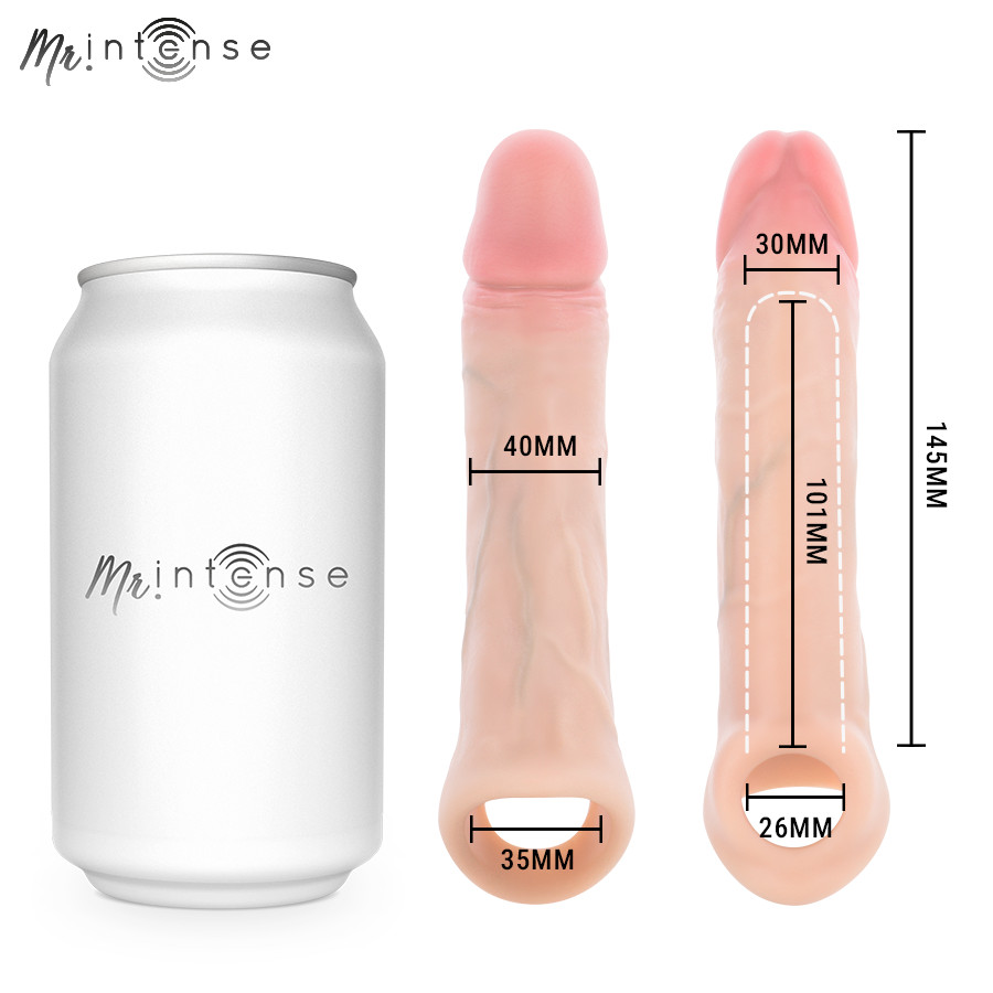 MR INTENSE - ARNOLD M VIBRADOR FUNDA PENE SILICONA CONTROL REMOTO 14.5 CM -Ø- 4 CM - Imagen 7