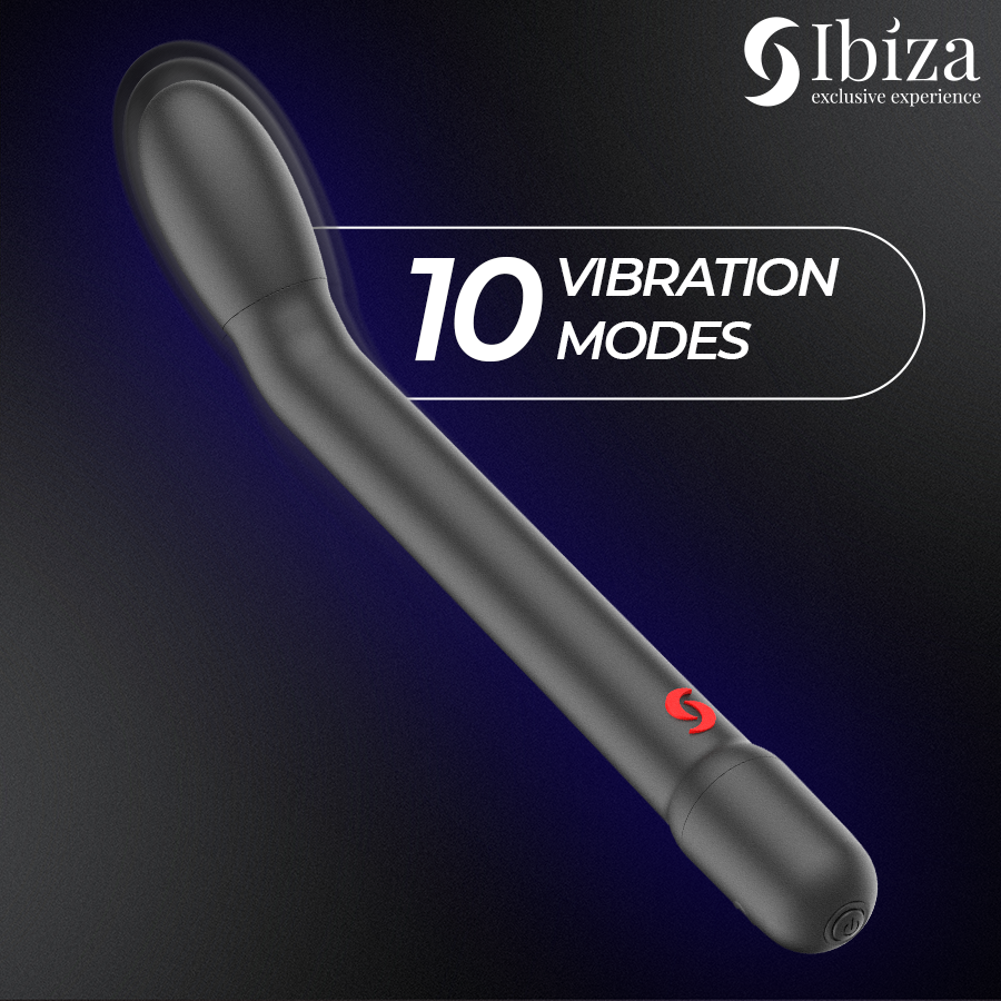 IBIZA - VIBRADOR DE PUNTO G CON VIBRACIÓN NEGRO - Imagen 5