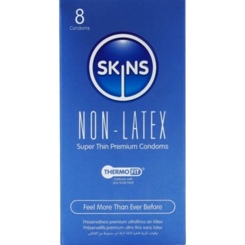 SKINS - PRESERVATIVOS SIN LATEX PACK 8