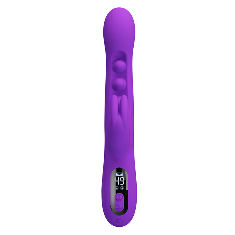PRETTY LOVE - SABIEN VIBRADOR RABBIT CON ESTIMULACIÓN POR GOLPETEOS Y LED MORADO - Imagen 7