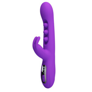 PRETTY LOVE - SABIEN VIBRADOR RABBIT CON ESTIMULACIÓN POR GOLPETEOS Y LED MORADO