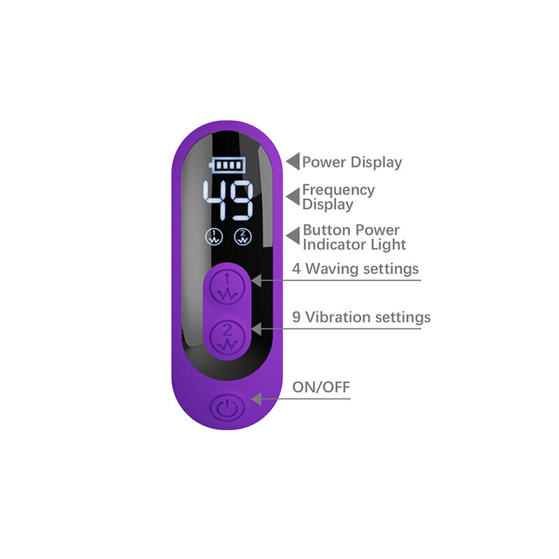 PRETTY LOVE - SABIEN VIBRADOR RABBIT CON ESTIMULACIÓN POR GOLPETEOS Y LED MORADO - Imagen 9