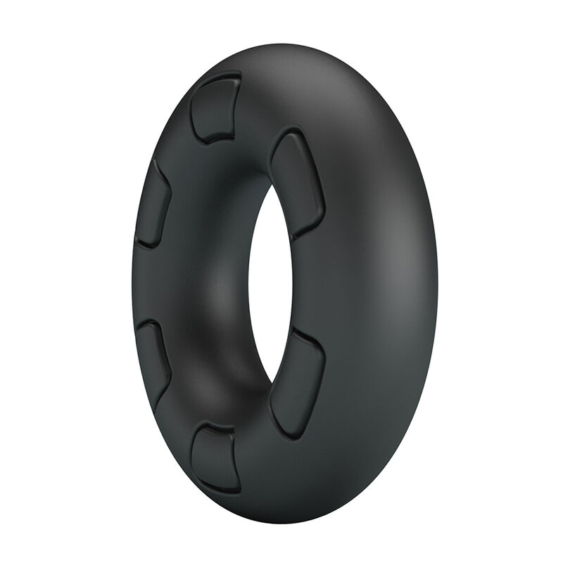 CRAZY BULL - BERTRAM ANILLO PARA PENE SUPER SOFT SILICONA NEGRO - Imagen 3