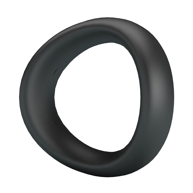 CRAZY BULL - VALEN ANILLO PARA PENE ERGONÓMICO SILICONA NEGRO - Imagen 2