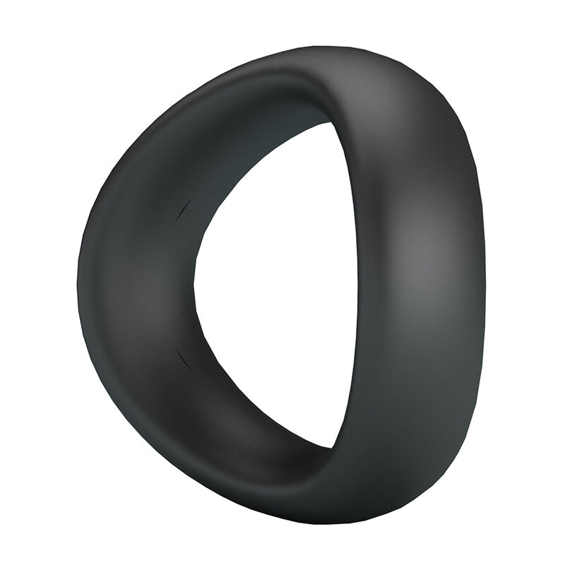 CRAZY BULL - VALEN ANILLO PARA PENE ERGONÓMICO SILICONA NEGRO - Imagen 5