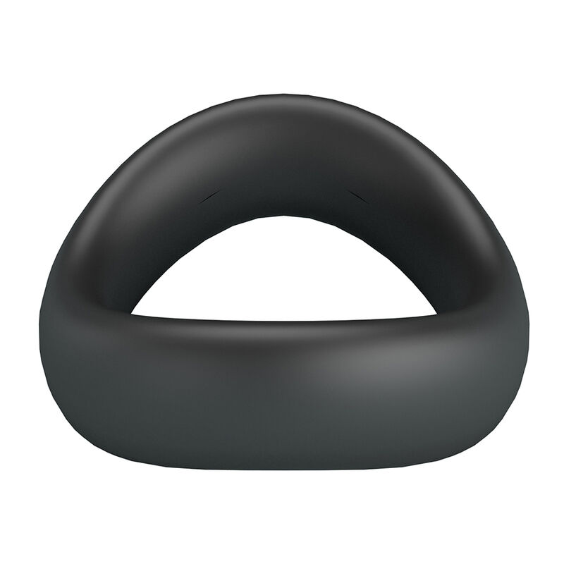 CRAZY BULL - VALEN ANILLO PARA PENE ERGONÓMICO SILICONA NEGRO - Imagen 3
