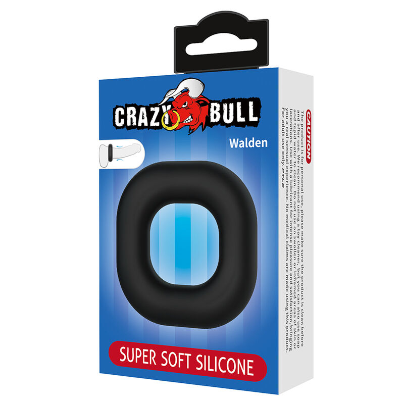 CRAZY BULL - WALDEN ANILLO PARA PENE SUPER SOFT SILICONA NEGRO - Imagen 6