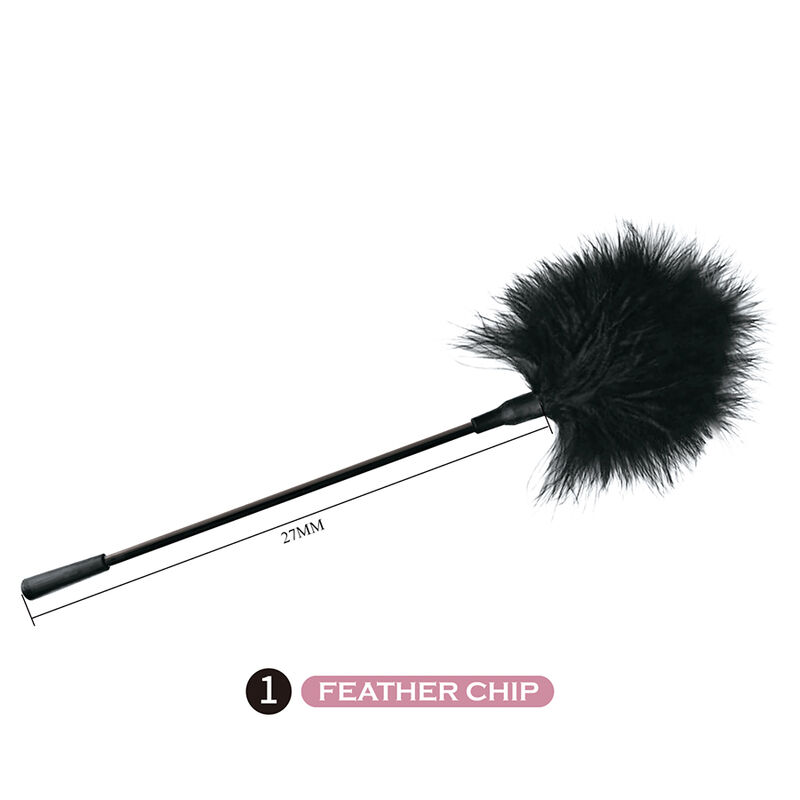 PRETTY LOVE - KIT BDSM 8 PIEZAS NEGRO - Imagen 3