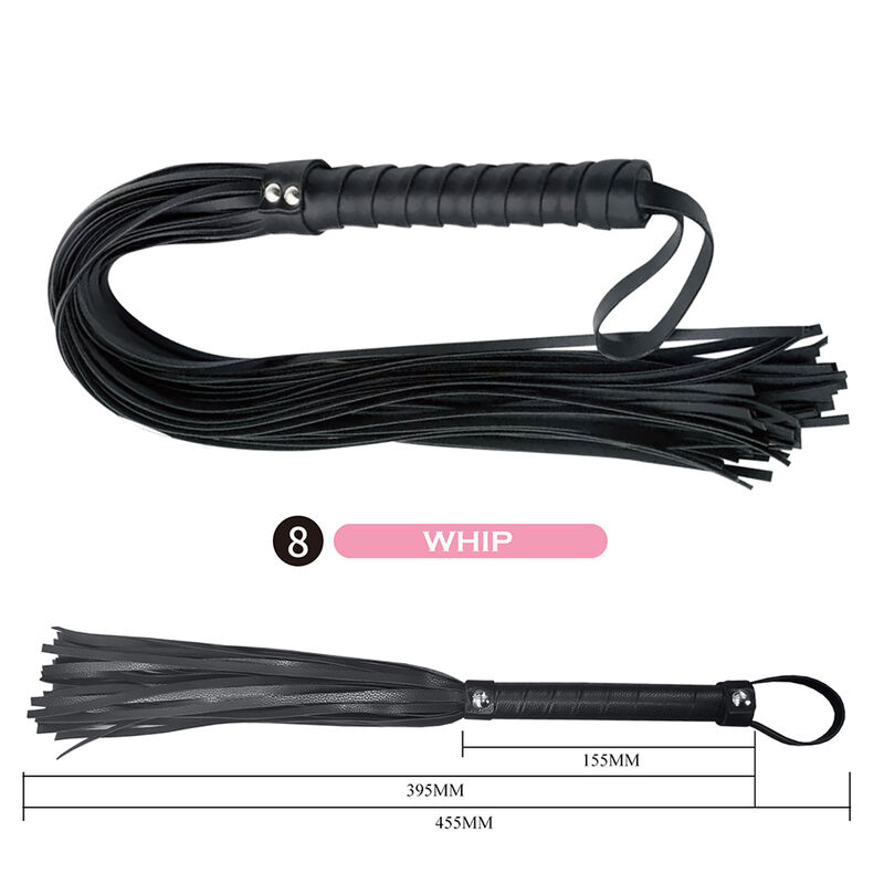PRETTY LOVE - KIT BDSM 8 PIEZAS NEGRO - Imagen 8
