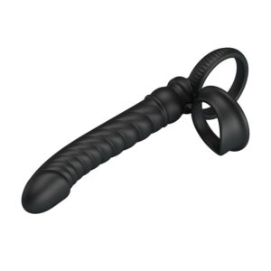 PRETTY LOVE - MERRITT VIBRADOR ANAL CON ANILLO Y VIBRACIÓN NEGRO