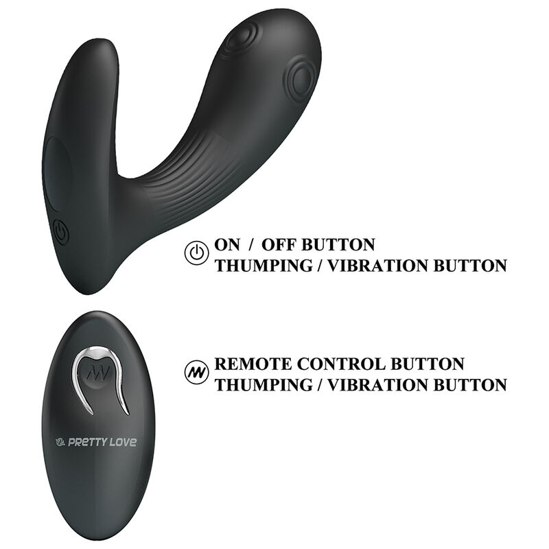 PRETTY LOVE - MIRABELLE VIBRADOR PROSTÁTICO CON CONTROL REMOTO - Imagen 7