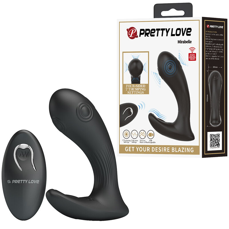 PRETTY LOVE - MIRABELLE VIBRADOR PROSTÁTICO CON CONTROL REMOTO - Imagen 2