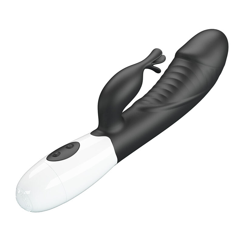 PRETTY LOVE - RASMUSSEN VIBRADOR RABBIT 30 FUNCIONES NEGRO - Imagen 3