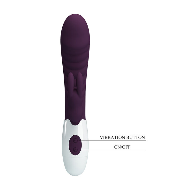 PRETTY LOVE - NAUGHTY BUNNY VIBRADOR RABBIT 30 FUNCIONES MORADO - Imagen 9