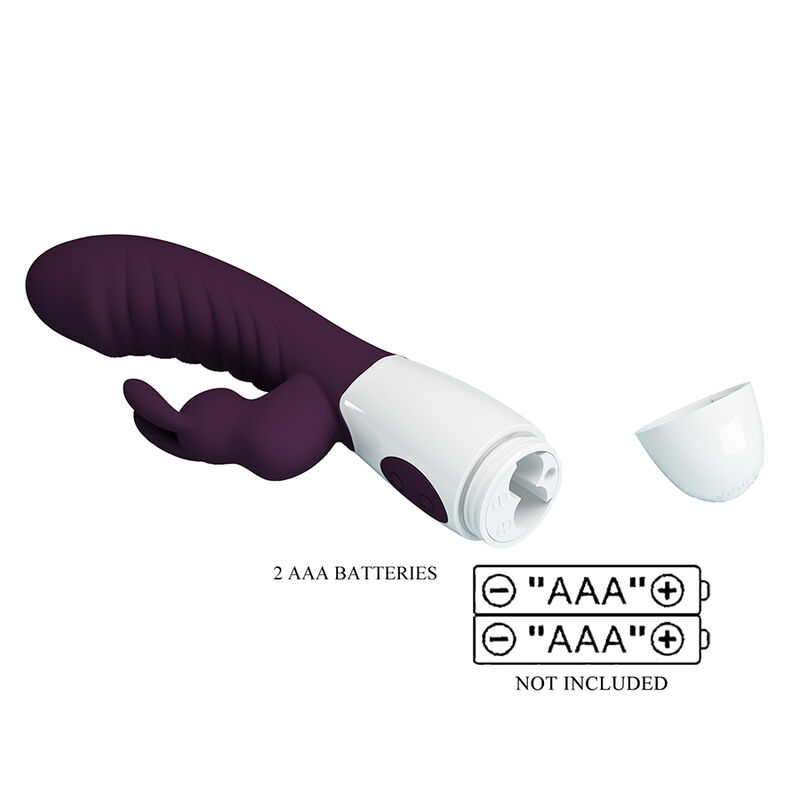 PRETTY LOVE - NAUGHTY BUNNY VIBRADOR RABBIT 30 FUNCIONES MORADO - Imagen 10