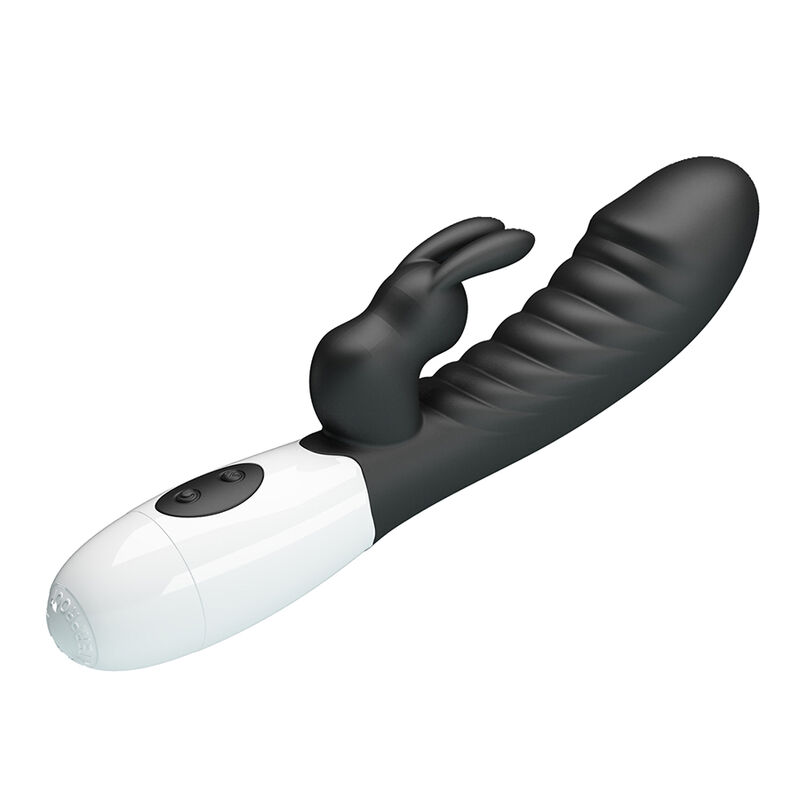 PRETTY LOVE - NAUGHTY BUNNY VIBRADOR RABBIT 30 FUNCIONES NEGRO - Imagen 3