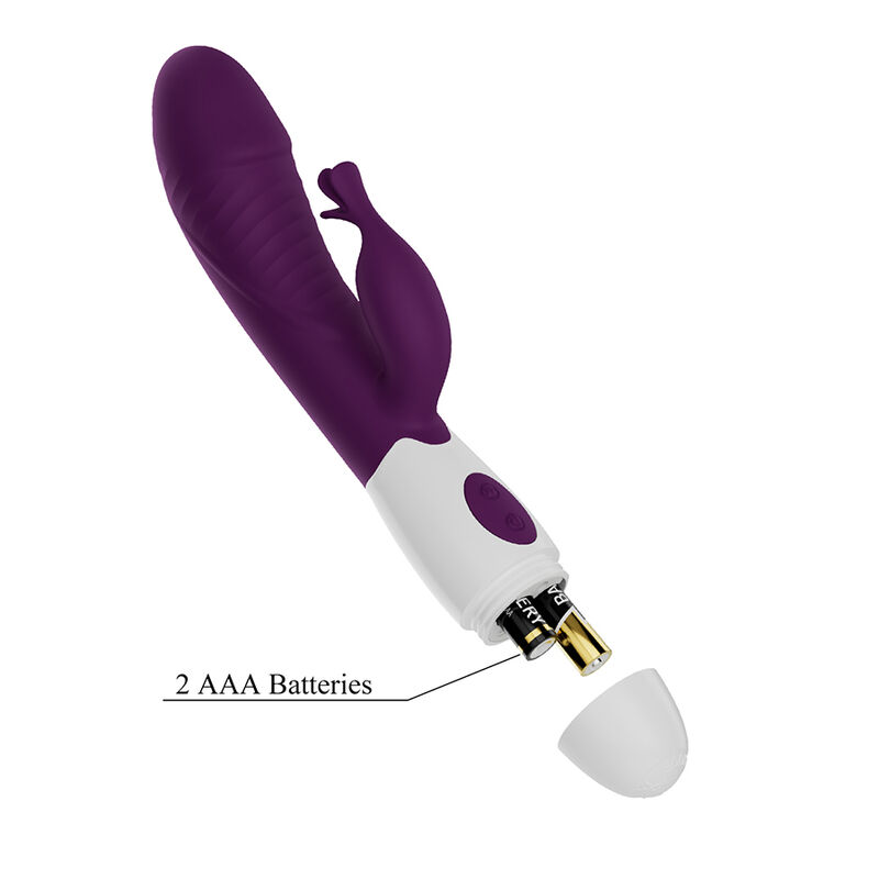 PRETTY LOVE - ROGUE MUSE VIBRADOR RABBIT 30 FUNCIONES MORADO - Imagen 6