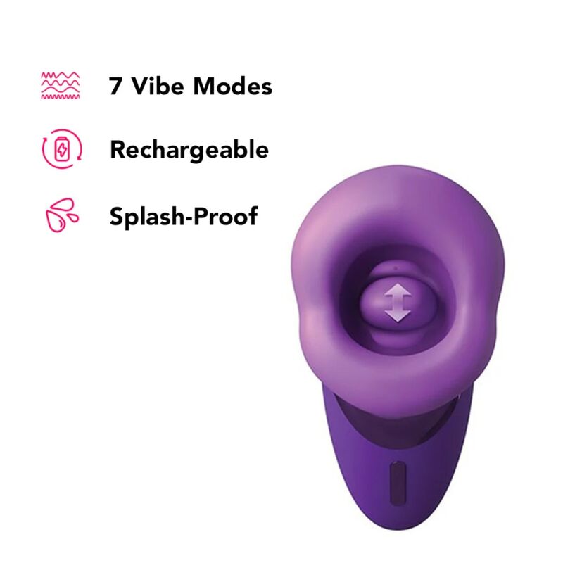 FANTASY FOR HER - SUCCIONADOR DE CLÍTORIS CON VIBRACIÓN PLEASURE SUCKER MORADO - Imagen 4