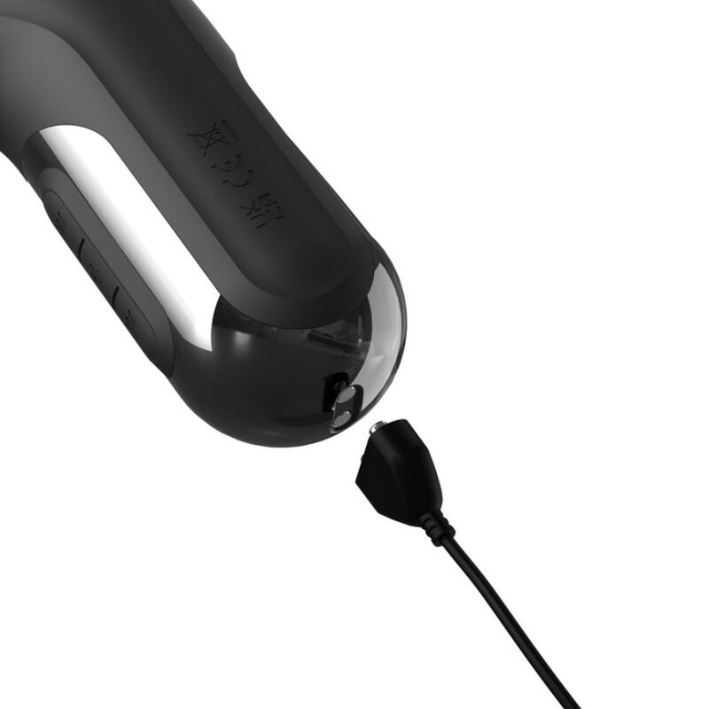 FETISH FANTASY SERIES - VIBRADOR RABBIT SONIX SILICONE THRUSTER NEGRO - Imagen 6